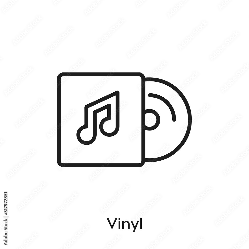 vinyl icon vector . vinyl symbol sign vinyl icon vector . vinyl symbol sign