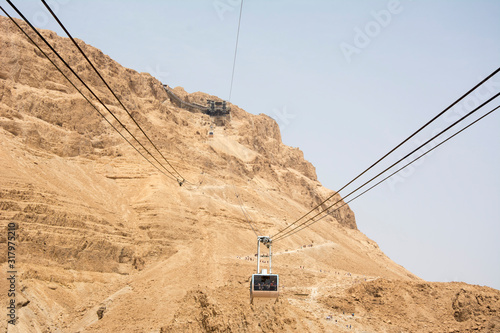 Teleférico hacia la cima de Masala, Israel