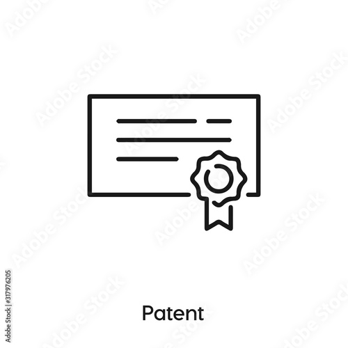 patent icon vector. cauldron symbol sign