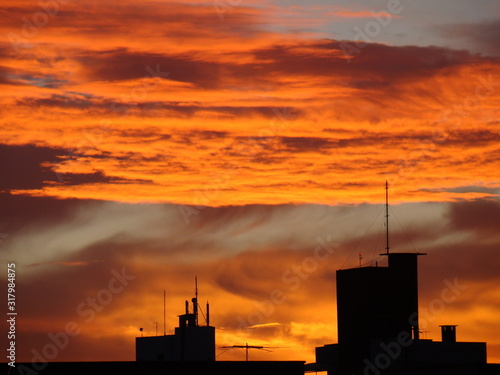 pôr do sol