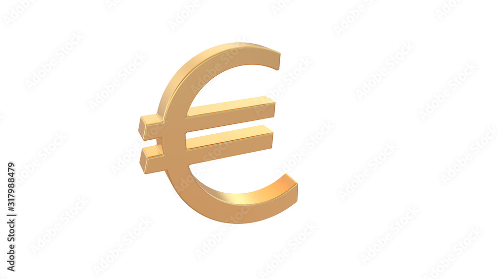 Fototapeta premium Gold euro