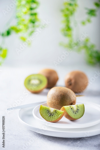 Fresh sweet kiwi photo