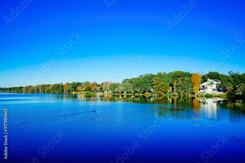 Fototapeta Naklejka Na Ścianę i Meble -  Hillsborough river at Tampa, Florida 