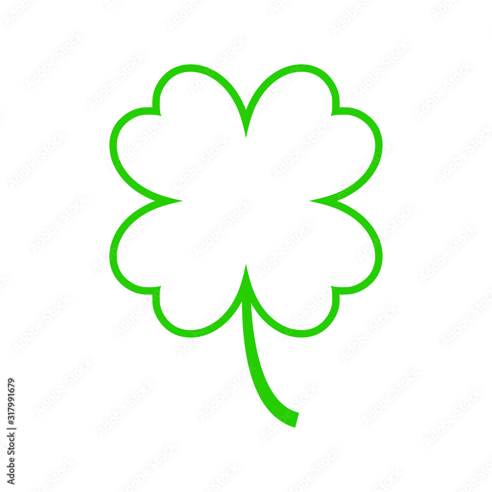 Four Leaf Clover, St Patricks Day vector Four Leaf Clover, St Patricks Day vector