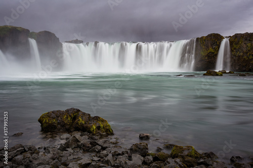 Godafoss is a very beautiful Icelandic waterfall located on the North of the island.