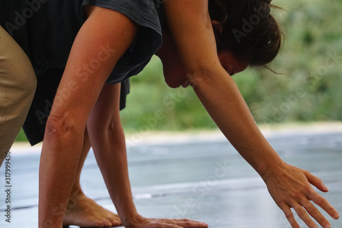 dancer hand, contact improvisation