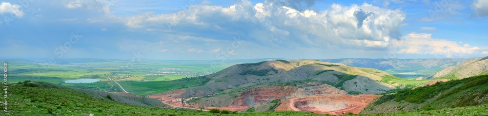 View of cliffs from the top of mountain View of cliffs from the top of mountain
