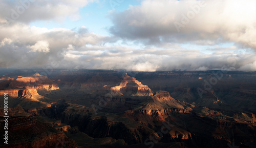 " Sunrise in the Grand Canyon "