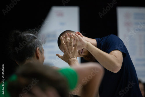 dancer hand, contact improvisation photo