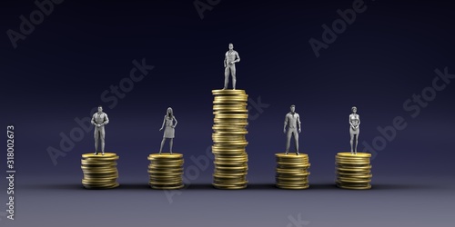 Obraz na płótnie Economic Inequality