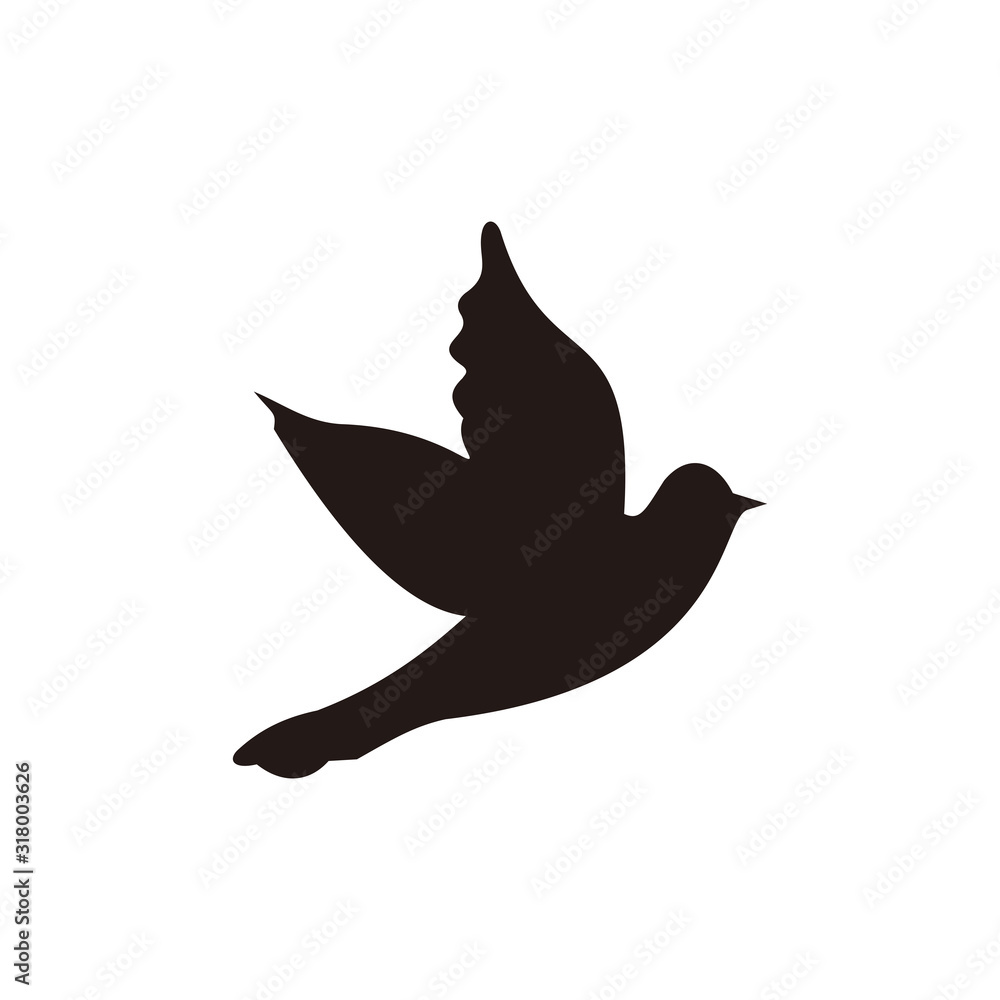 Dove vector icon illustration symbol Dove vector icon illustration symbol