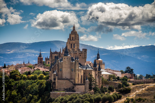 Alcazar of Segovia is a castle in the city of Segovia in Spain photo