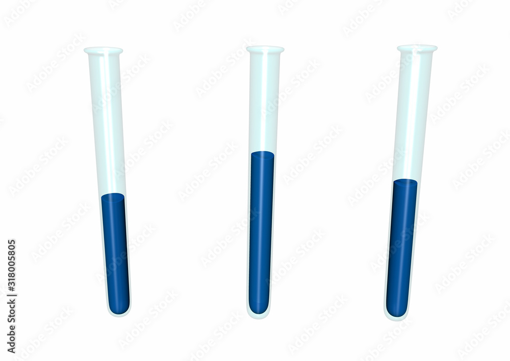 Test tube for analysis. Taking tests. Laboratory. Medicine. The medicine. 3d rendering. Test tube for analysis. Taking tests. Laboratory. Medicine. The medicine. 3d rendering.