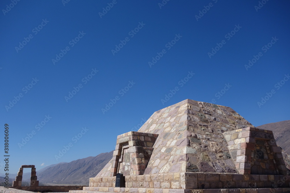 Pyramid, Pucara de tilcara, jujuy, argentina Pyramid, Pucara de tilcara, jujuy, argentina
