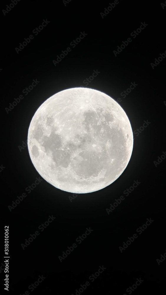 Fototapeta premium niefiltrowany księżyc