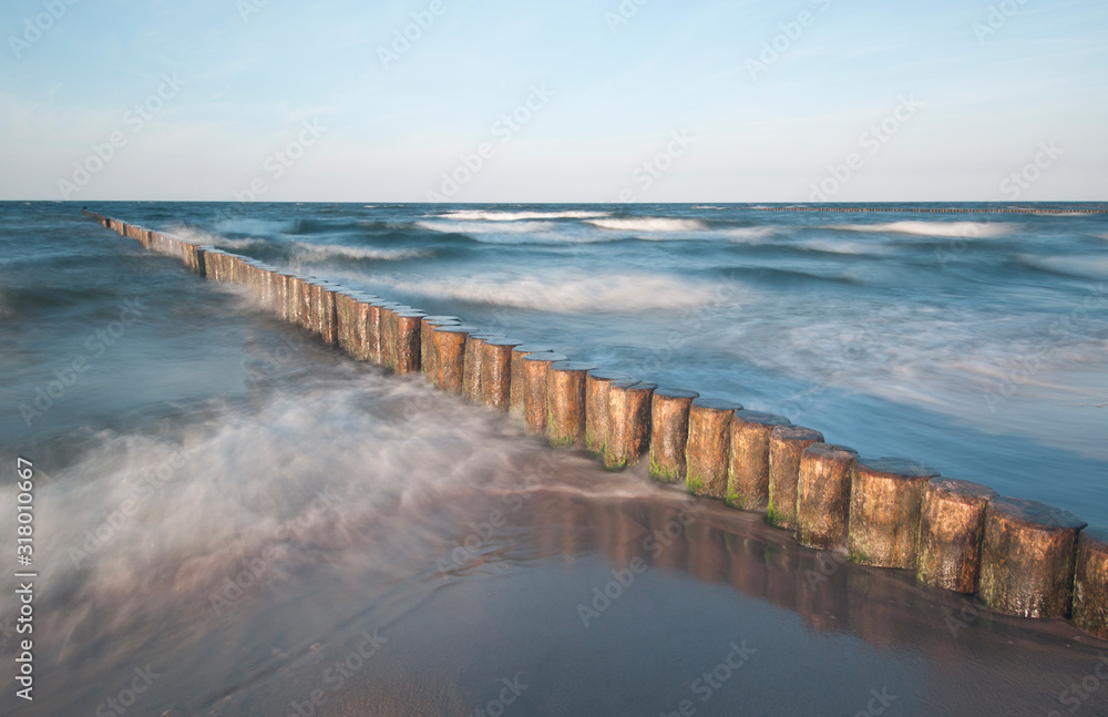 Bunen im Meer