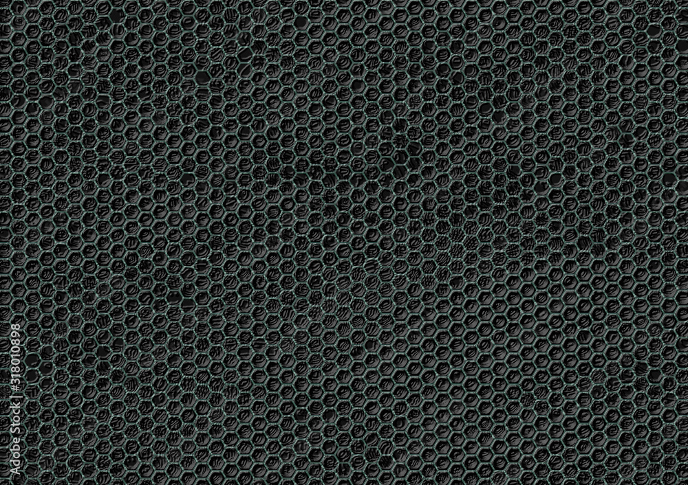 Abstrakter Hintergrund, Geprägtes Hexagon Netz Leder Abstrakter Hintergrund, Geprägtes Hexagon Netz Leder
