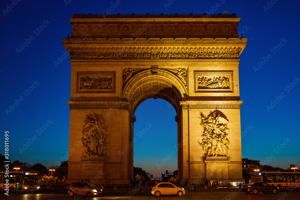 Paris - Arc de Triomphe de l’Étoile
