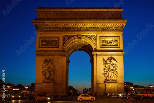 Paris - Arc de Triomphe de l     toile