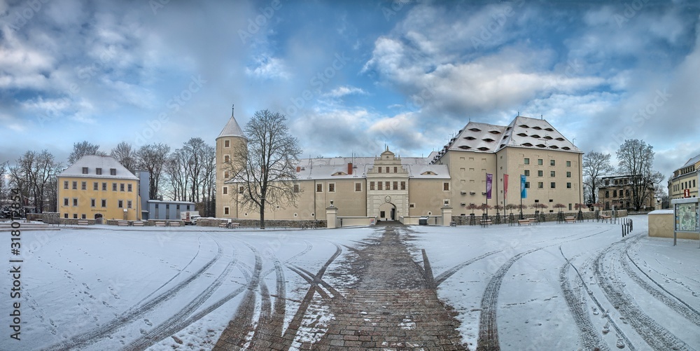 Schloss Freudenstein im Winter 