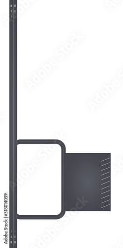 Airport runaway track. vector illustration