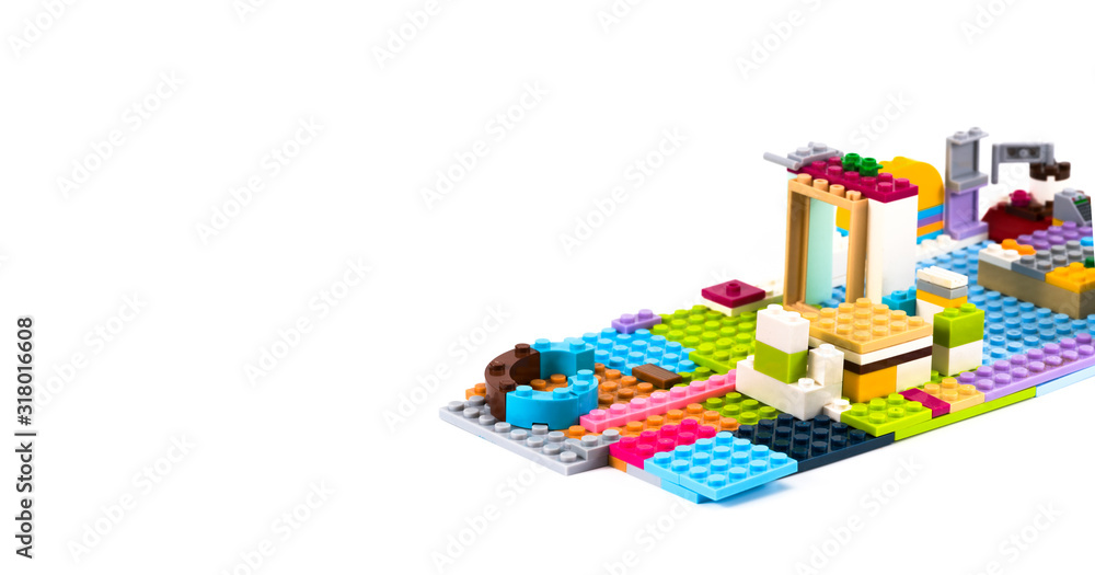 .blocks constructor on a white background