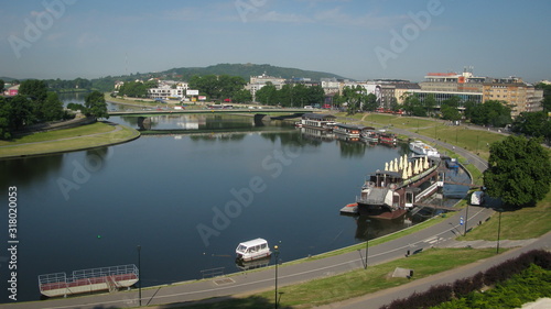 Wallpaper Mural view to Wisla river from the walls of the Wawel castle, Krakow, Poland Torontodigital.ca