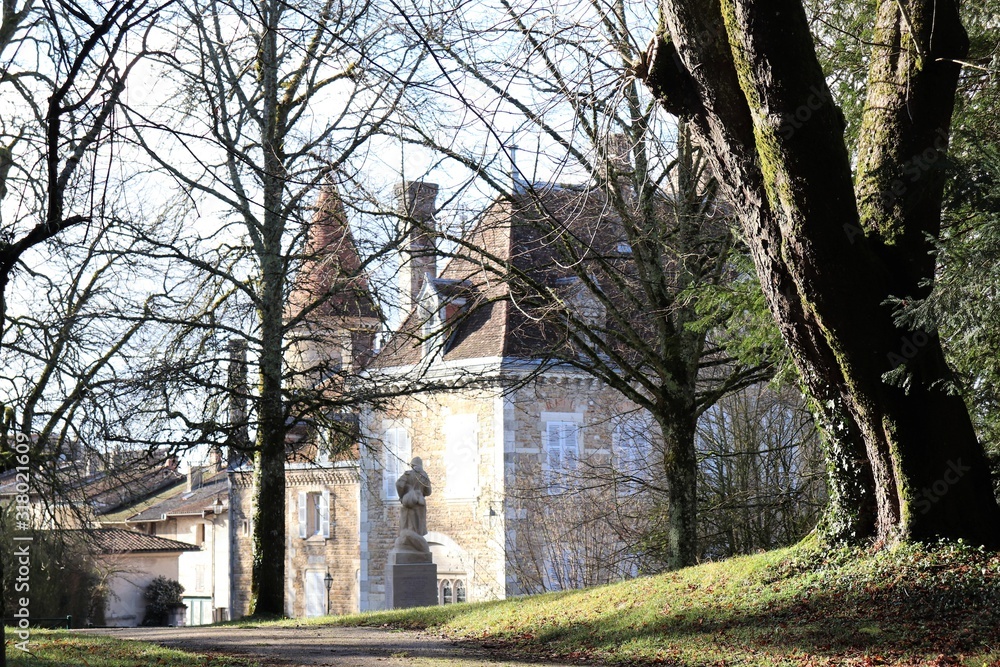 Mairie du village d'Ambronay - Département de l'Ain - Région Rhône Alpes - France - Vue extérieure