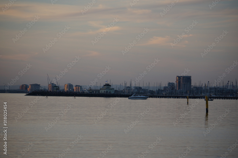 St Kilda in the evening, Melbourne, Australia