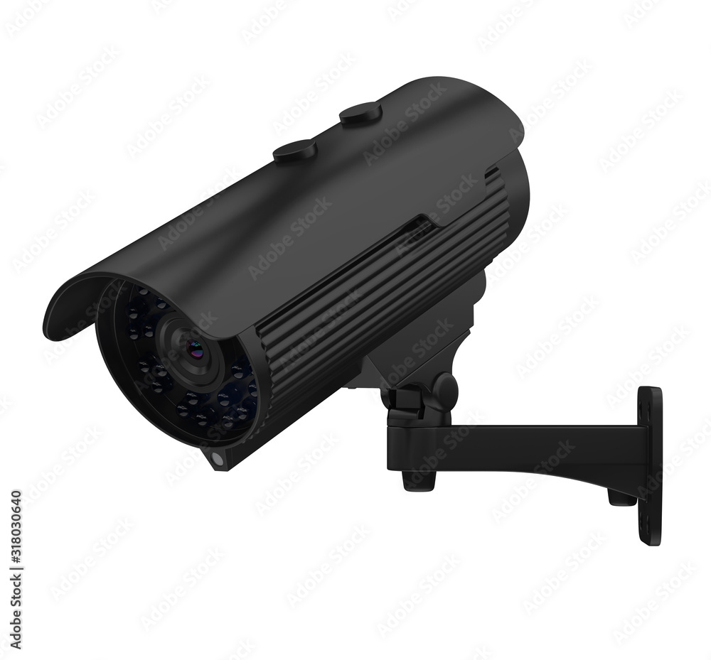 Surveillance CCTV Security Camera Isolated Surveillance CCTV Security Camera Isolated
