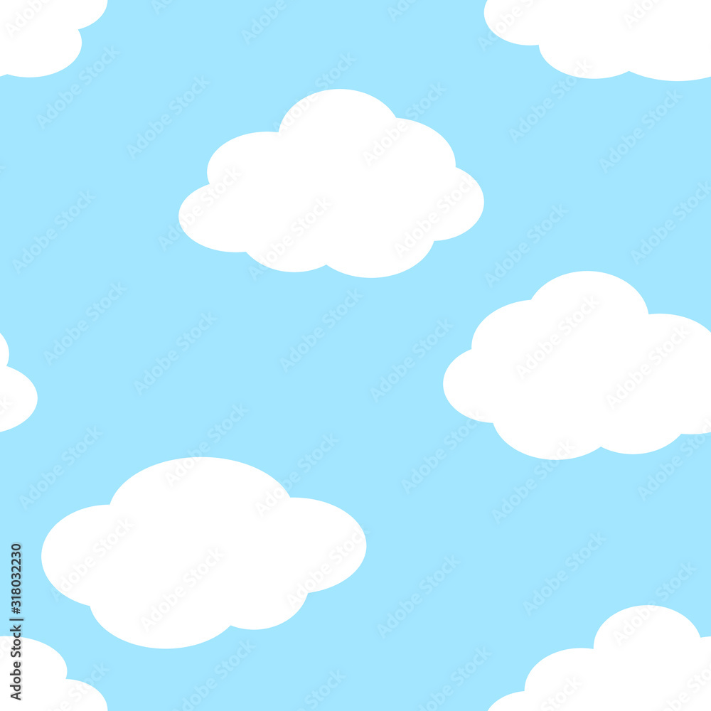 雲 シームレスパターン 朝 雲 シームレスパターン 朝