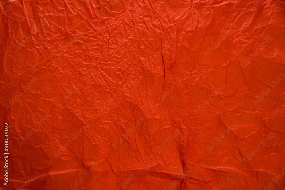 custom made wallpaper toronto digital Crumpled red paper with side lighting