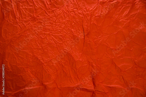Wallpaper Mural  Crumpled red paper with side lighting Torontodigital.ca