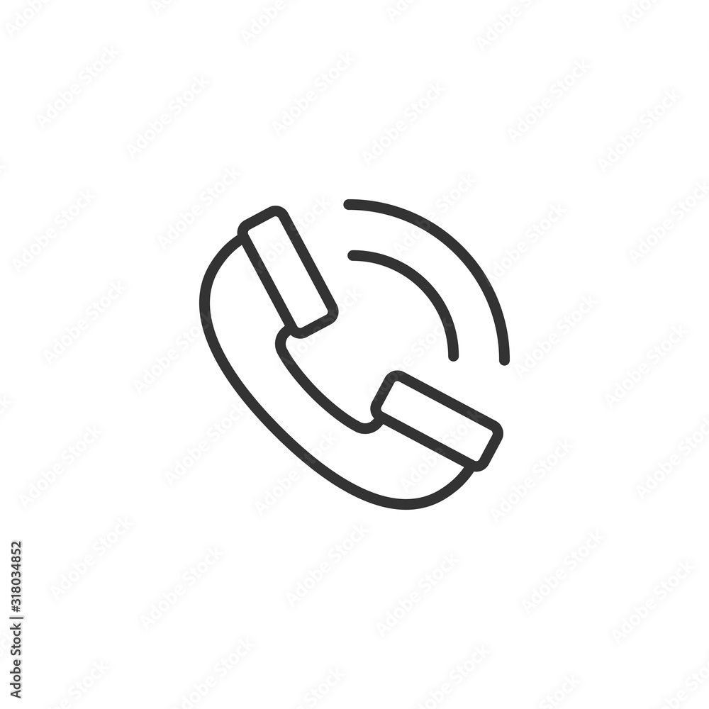 Mobile phone icon in flat style. Telephone talk vector illustration on white isolated background. Hotline contact business concept. Mobile phone icon in flat style. Telephone talk vector illustration on white isolated background. Hotline contact business concept.