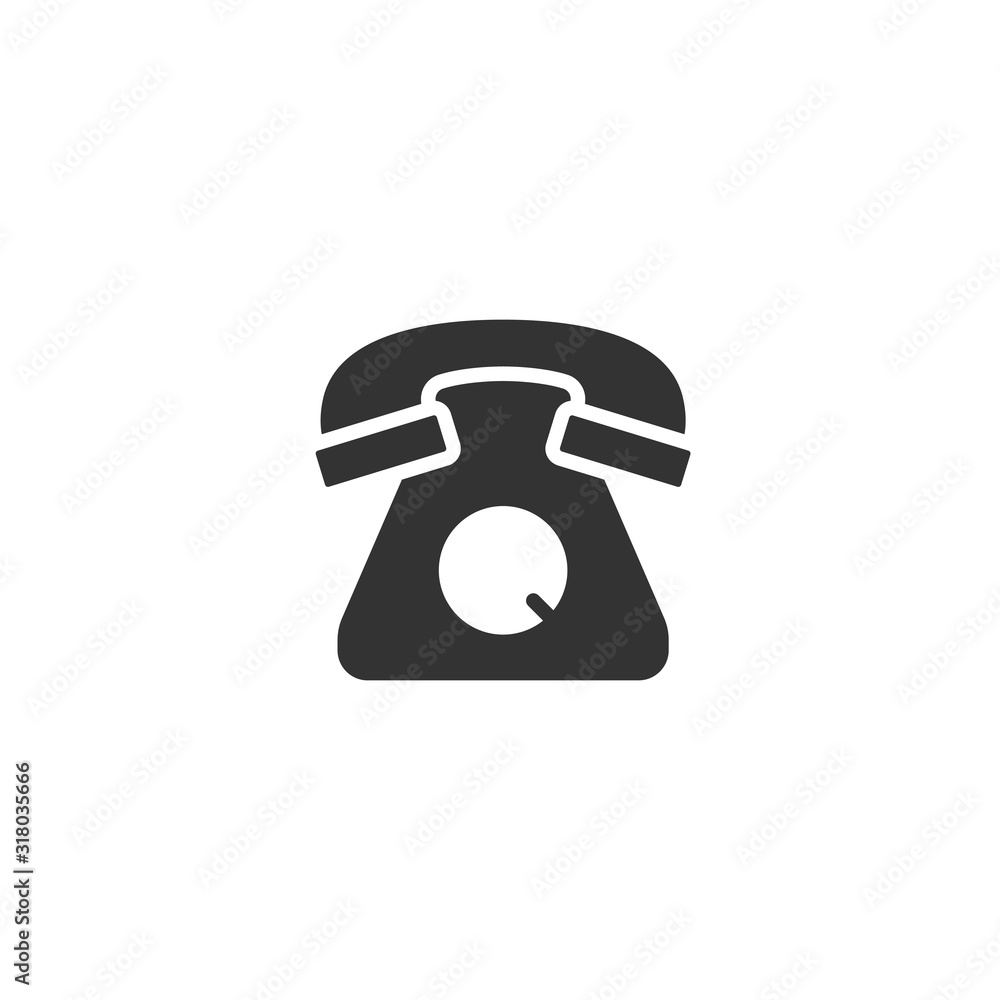 Mobile phone icon in flat style. Telephone talk vector illustration on white isolated background. Hotline contact business concept. Mobile phone icon in flat style. Telephone talk vector illustration on white isolated background. Hotline contact business concept.