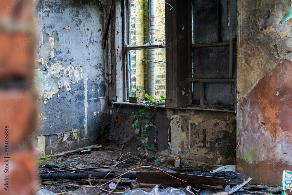 abandoned building