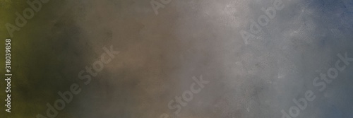 horizontal colorful vintage painting background graphic with dim gray, very dark green and dark olive green colors. free space for text or graphic