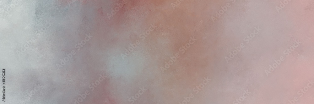 Fototapeta premium horizontal multicolor painting background graphic with rosy brown, pastel gray and pastel brown colors and space for text or image. can be used as header or banner