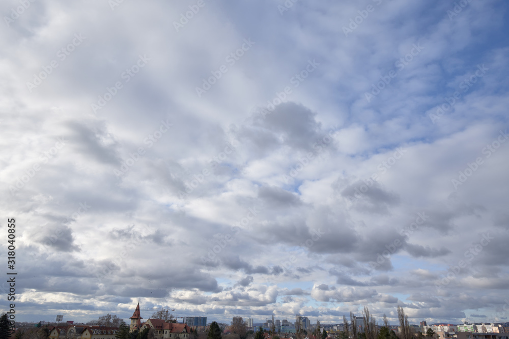 Sky with white clouds Sky with white clouds