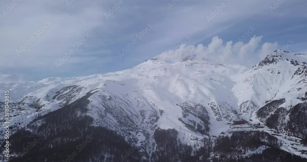 Volcano next ski resort in Chillan Volcano next ski resort in Chillan
