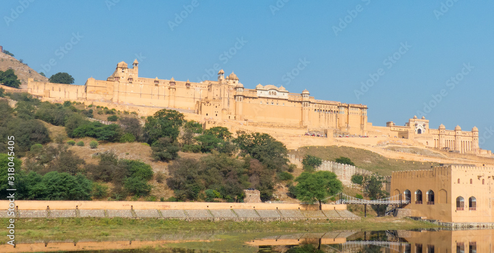 Obraz premium Amber-Fort Amber Jaipur Rajasthan India