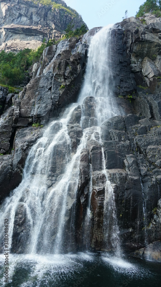 Obraz premium Wasserfall