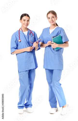 Female medical students on ...