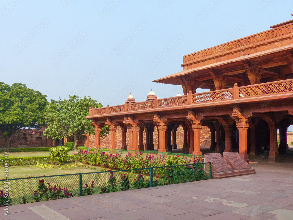 Panch Mahal in Fatehpur Sikri Uttar Pradesh India