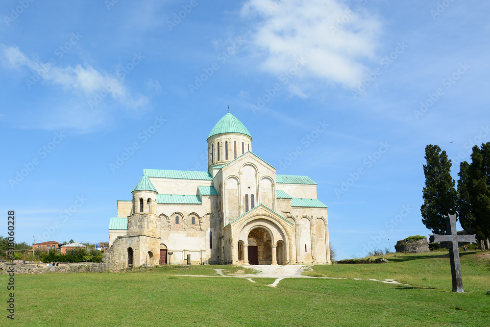 View to Bagrati Cathedral in Kutaisi, Georgia