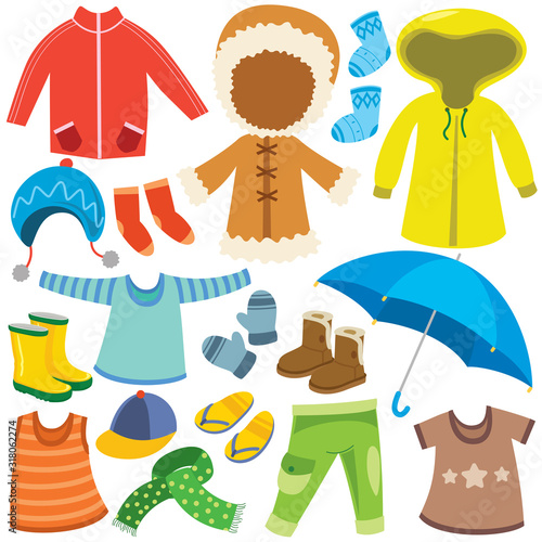 Colorful Clothes For Little Children
