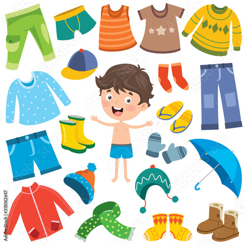 Colorful Clothes For Little Children