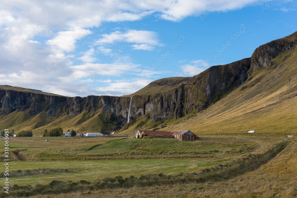 einsames Gehöft in Island