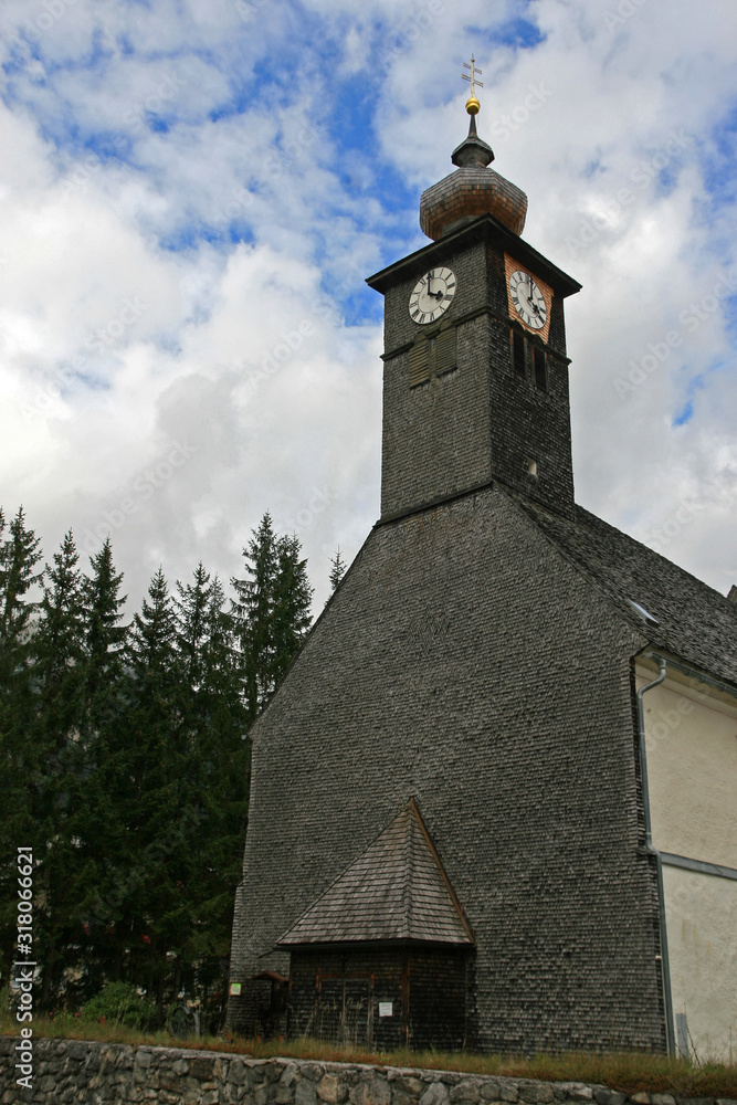 Alpen church in Tauern Mountains, Austria