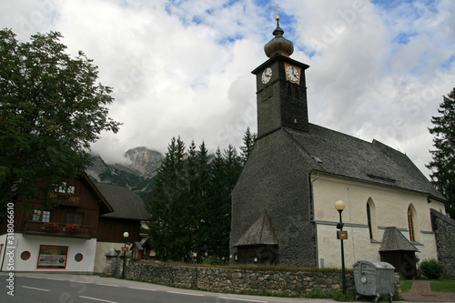 Alpen church in Tauern Mountains, Austria